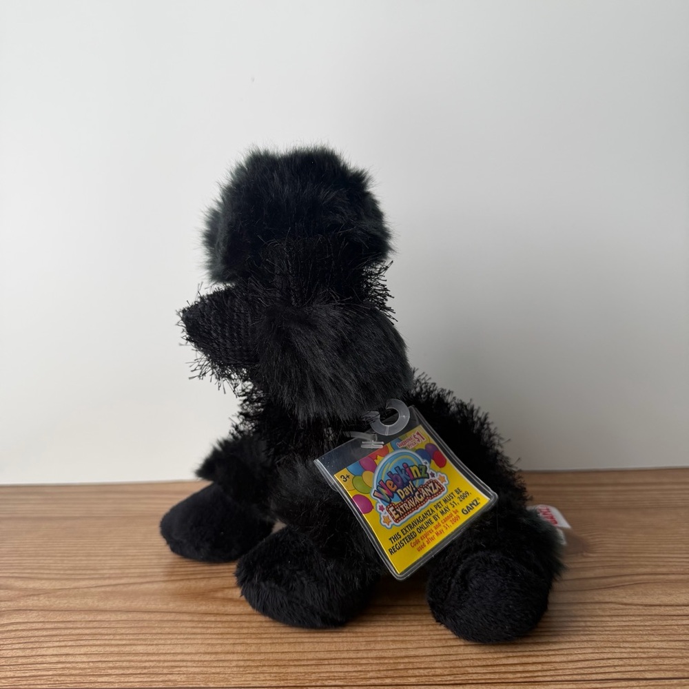 Webkinz Day Extravaganza Ganz Black Poodle Plush Toy Expired Code Collectible